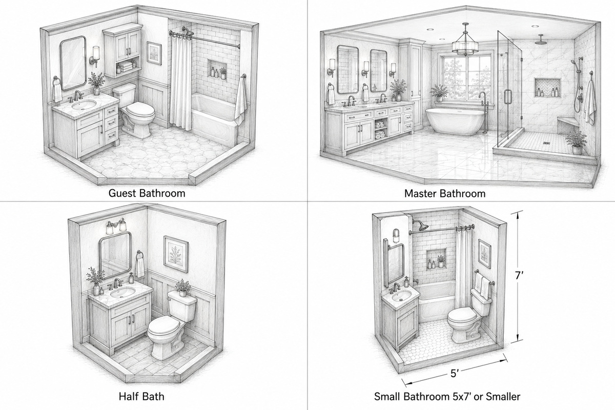Types of Bathrooms